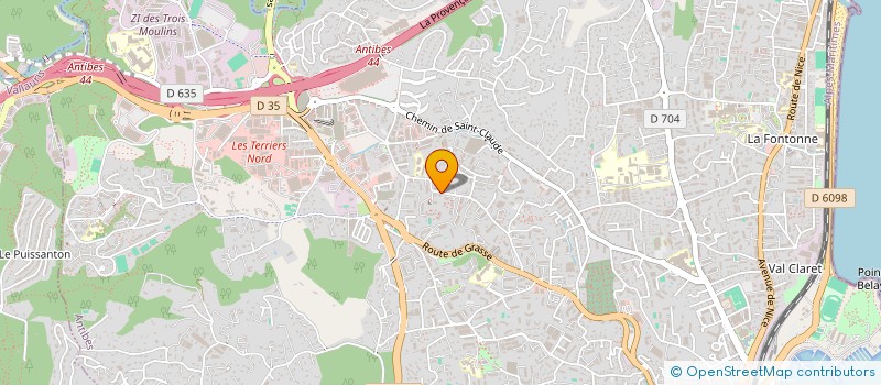 localisation de l'entreprise MONSIEUR COSTEL MOICEANU à ANTIBES
