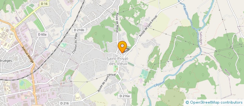 localisation de l'entreprise MONSIEUR COSTEL MOISA  SAINT-PRIVAT-DES-VIEUX