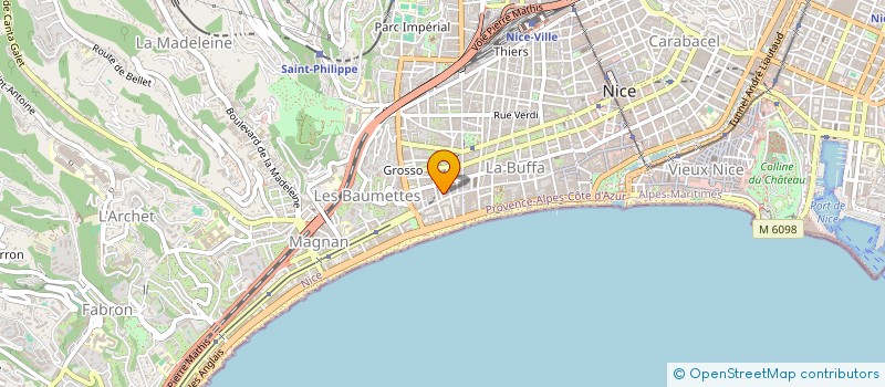 localisation de l'entreprise MONSIEUR COSTEL PARLEA à NICE