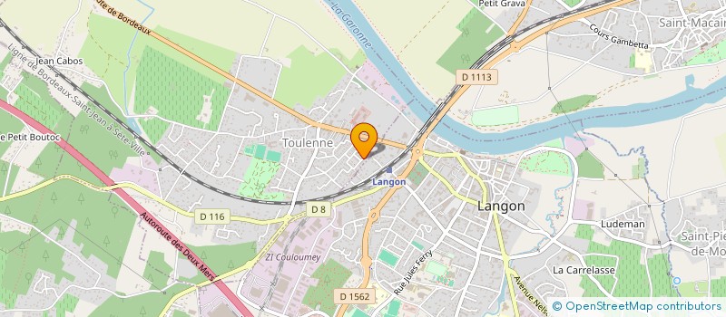 localisation de l'entreprise MONSIEUR COSTEL TCHAPDA  TOULENNE