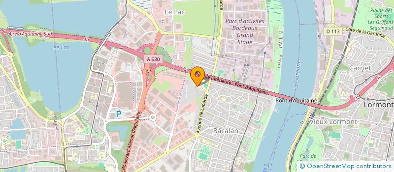 localisation de l'entreprise MONSIEUR COSTEL VRINCEANU  BORDEAUX