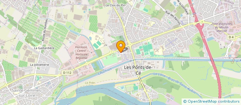 localisation de l'entreprise MONSIEUR COSTI IORDACHE  LES PONTS-DE-CE