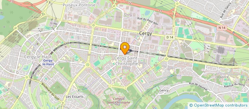 localisation de l'entreprise MONSIEUR COSTICA BERAR à CERGY