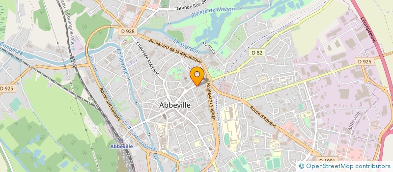 localisation de l'entreprise MONSIEUR COSTICA BOTEZ  ABBEVILLE