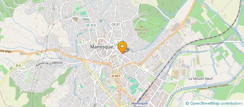 localisation de l'entreprise MONSIEUR COSTICA BRATU à MANOSQUE