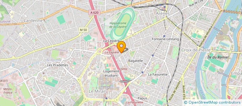 localisation de l'entreprise MONSIEUR COSTICA PANAGACHE  TOULOUSE