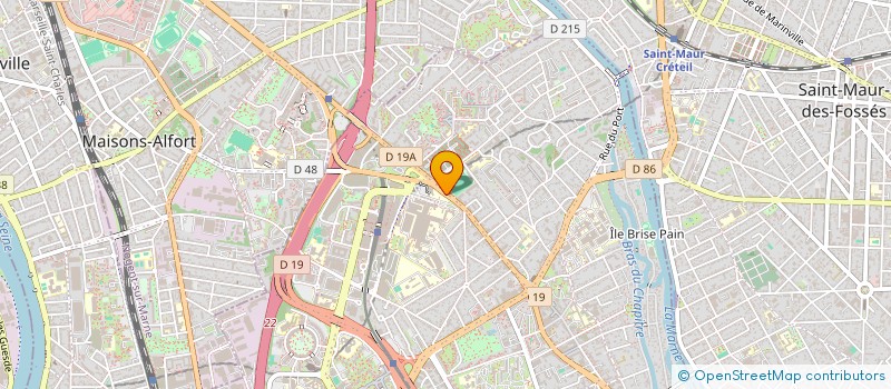 localisation de l'entreprise MONSIEUR COSTIN RADU  CRETEIL