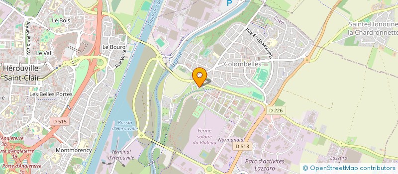 localisation de l'entreprise MONSIEUR COUASNON MAXIME  COLOMBELLES