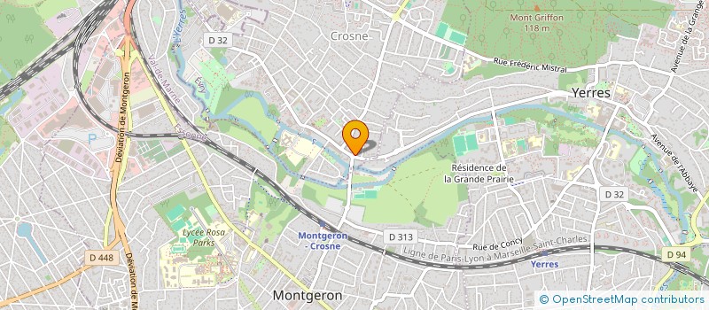 localisation de l'entreprise MONSIEUR COULIBALY COULIBALY DJAKARIDJA  CROSNE