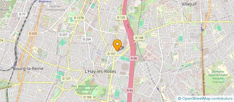 localisation de l'entreprise MONSIEUR COULIBALY HAMADOU  L'HAY-LES-ROSES