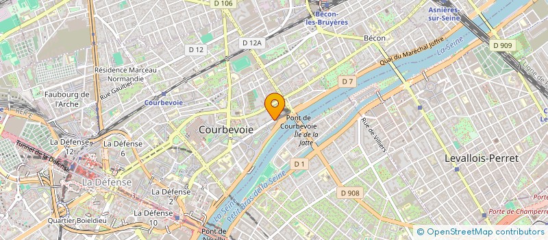 localisation de l'entreprise MONSIEUR COURBEVOIE NADAL à COURBEVOIE