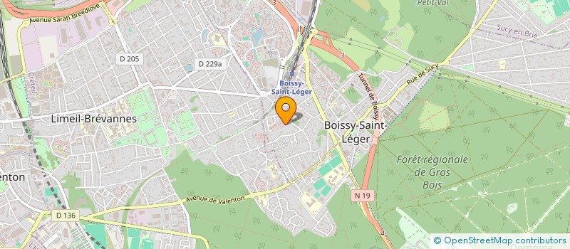 localisation de l'entreprise MONSIEUR COUROU NIAKATE à BOISSY-SAINT-LEGER