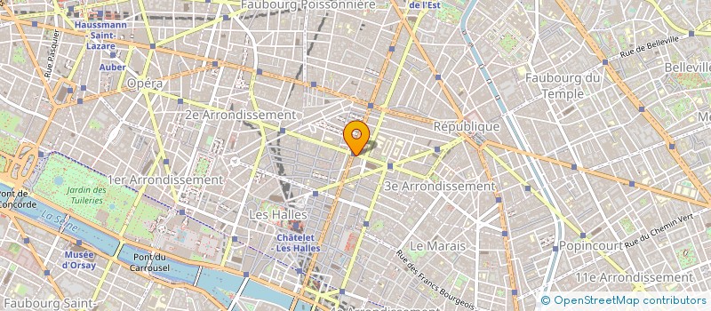 localisation de l'entreprise MONSIEUR COURSES à PARIS