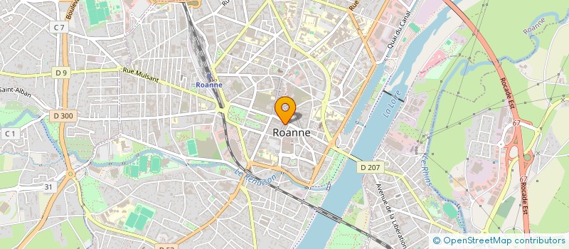 localisation de l'entreprise MONSIEUR COUTAC ELOHYM DANIEL  ROANNE