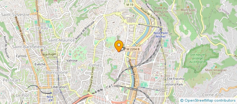 localisation de l'entreprise MONSIEUR CRACIUN-BOGDAN TRIF à NICE