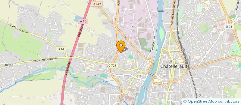 localisation de l'entreprise MONSIEUR CRACIUN COVACI  CHATELLERAULT