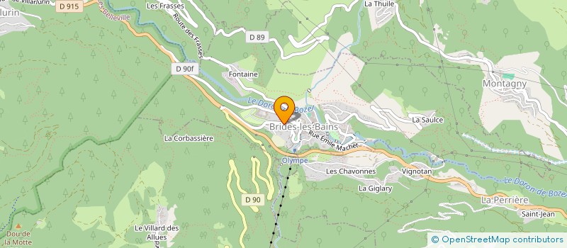 localisation de l'entreprise MONSIEUR CRAIG FARRELL  BRIDES-LES-BAINS