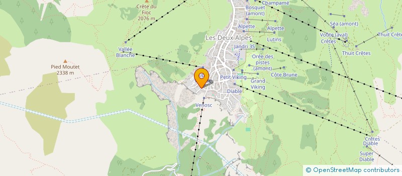 localisation de l'entreprise MONSIEUR CRAIG NELDER  LES DEUX ALPES