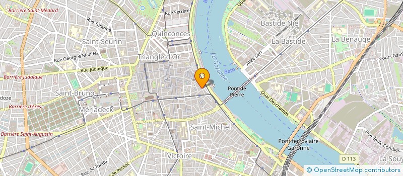 localisation de l'entreprise MONSIEUR CRAIG UNDERHILL  BORDEAUX