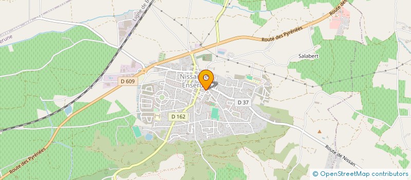 localisation de l'entreprise MONSIEUR CRECENCIO MORENO  NISSAN-LEZ-ENSERUNE