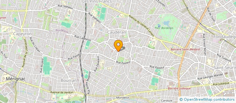 localisation de l'entreprise MONSIEUR CREPIN MBOULOU à BORDEAUX