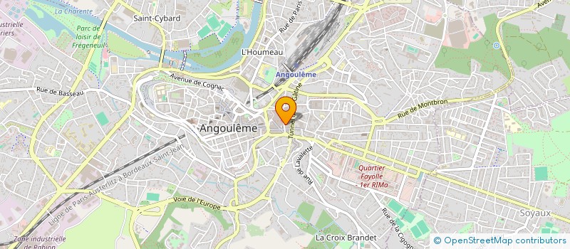 localisation de l'entreprise MONSIEUR CRESPIN DA SILVA à ANGOULEME
