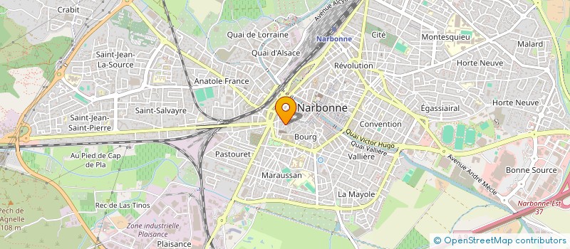 localisation de l'entreprise MONSIEUR CRETU DIONISIE  NARBONNE