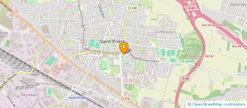 localisation de l'entreprise MONSIEUR CRIS CAVAILLE  SAINT-PRIEST