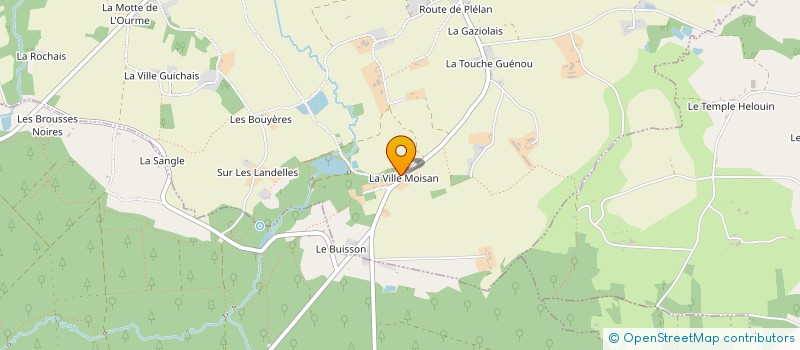 localisation de l'entreprise MONSIEUR CRISPIN ADIN  SAINT-MALON-SUR-MEL