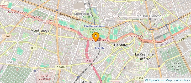 localisation de l'entreprise MONSIEUR CRISTAIAN MUNTEANU à GENTILLY