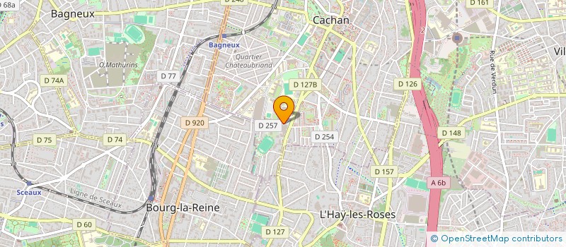 localisation de l'entreprise MONSIEUR CRISTHIAN MEDRANO PALACIOS  CACHAN