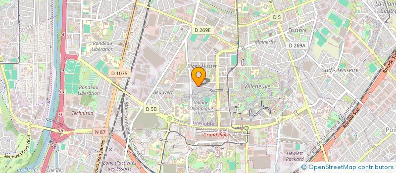 localisation de l'entreprise MONSIEUR CRISTI-BENIAMIN GAJI  GRENOBLE