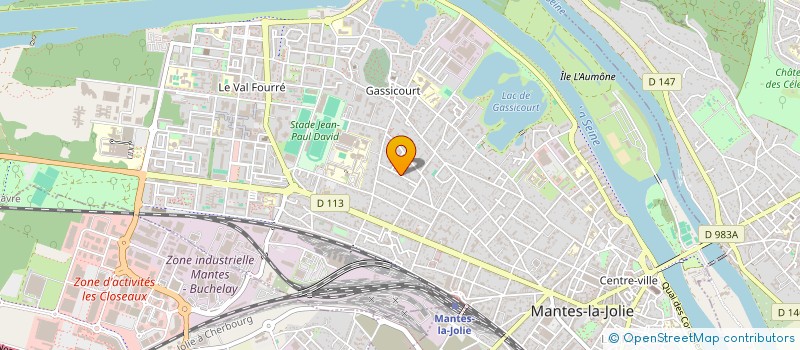 localisation de l'entreprise MONSIEUR CRISTI ROGA  MANTES-LA-JOLIE