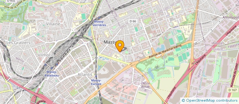 localisation de l'entreprise MONSIEUR CRISTIAN ALEGRIA  MASSY