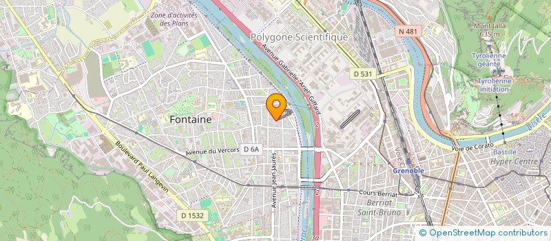localisation de l'entreprise MONSIEUR CRISTIAN ANDRONACHE  FONTAINE