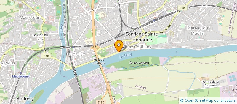 localisation de l'entreprise MONSIEUR CRISTIAN BABACU  CONFLANS-SAINTE-HONORINE