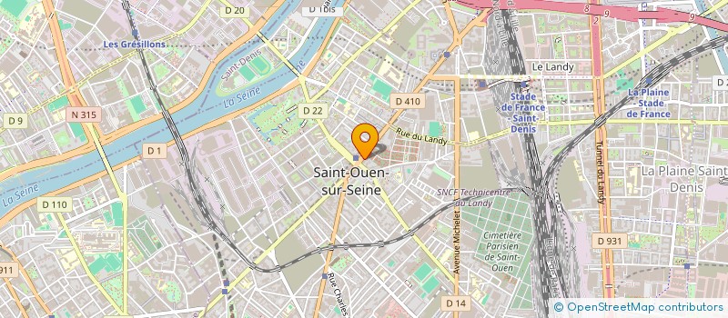 localisation de l'entreprise MONSIEUR CRISTIAN BUZGUTA à SAINT-OUEN-SUR-SEINE
