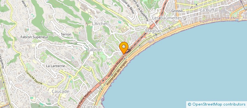 localisation de l'entreprise MONSIEUR CRISTIAN CALANCEA à NICE