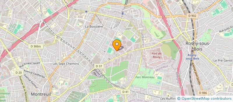 localisation de l'entreprise MONSIEUR CRISTIAN-CALIN ONTIU  MONTREUIL