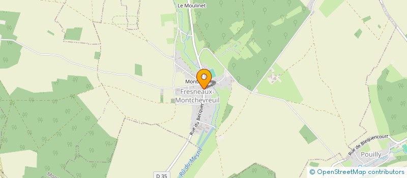 localisation de l'entreprise MONSIEUR CRISTIAN-CLAUDIU URLATEANU  MONTCHEVREUIL