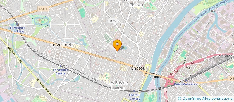 localisation de l'entreprise MONSIEUR CRISTIAN COARDOS  CHATOU