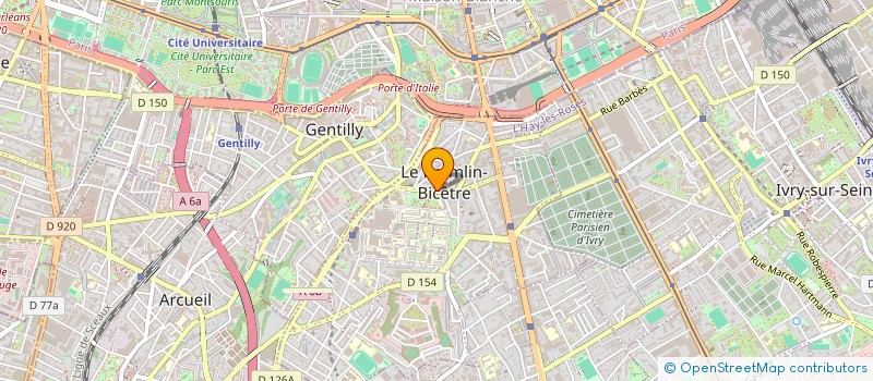 localisation de l'entreprise MONSIEUR CRISTIAN CODREANU  LE KREMLIN-BICETRE