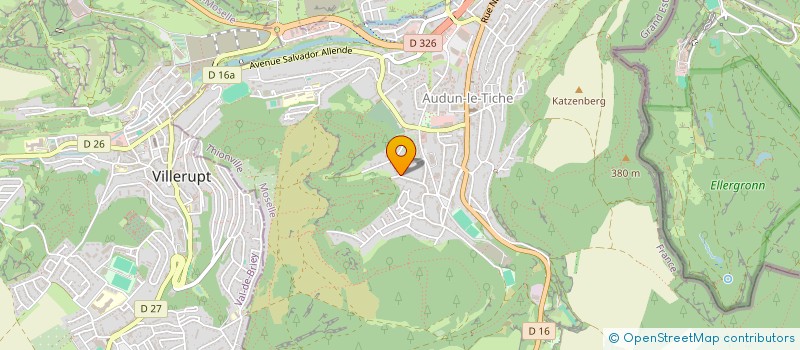 localisation de l'entreprise MONSIEUR CRISTIAN CONSTANTIN  AUDUN-LE-TICHE