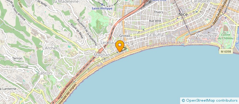 localisation de l'entreprise MONSIEUR CRISTIAN CORETCHI à NICE
