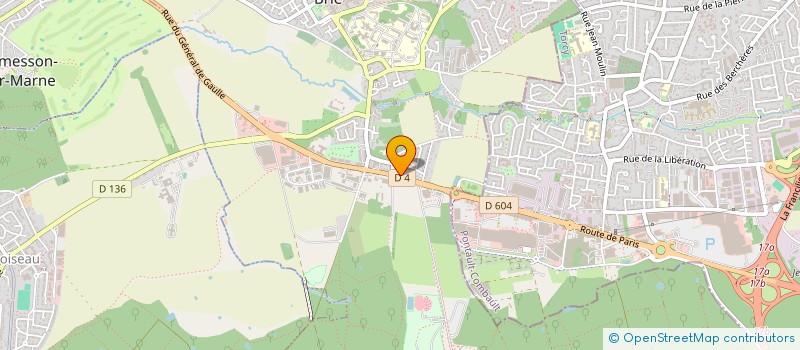 localisation de l'entreprise MONSIEUR CRISTIAN CRISTIAN  LA QUEUE-EN-BRIE