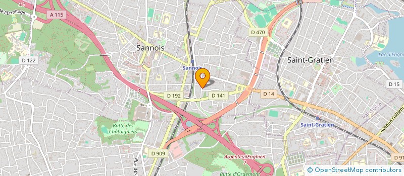 localisation de l'entreprise MONSIEUR CRISTIAN CURULIUC  SANNOIS