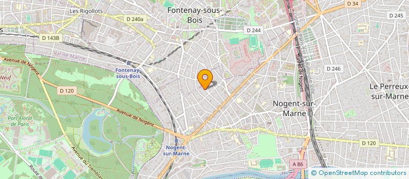 localisation de l'entreprise MONSIEUR CRISTIAN-DANIEL MURESAN  LE PERREUX-SUR-MARNE