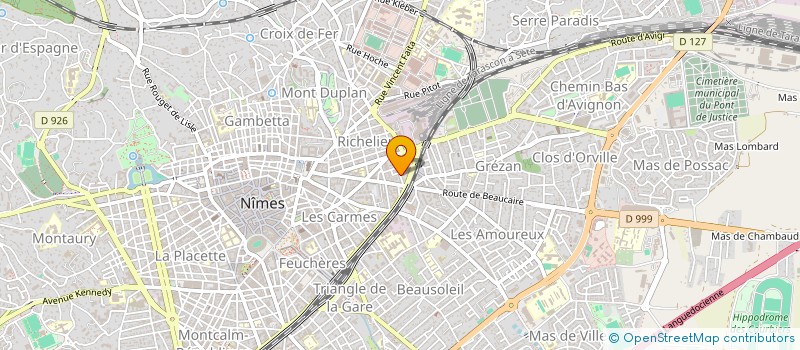 localisation de l'entreprise MONSIEUR CRISTIAN DIRGAU  NIMES