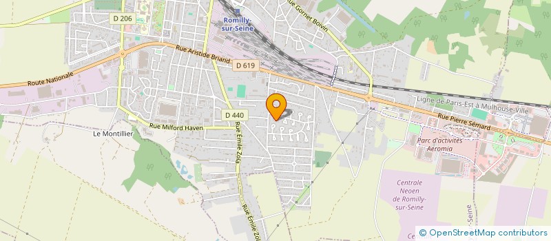 localisation de l'entreprise MONSIEUR CRISTIAN DUMITRU BAJENARU  ROMILLY-SUR-SEINE