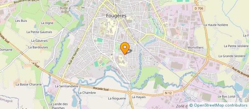 localisation de l'entreprise MONSIEUR CRISTIAN-EMANUEL MARCU  FOUGERES